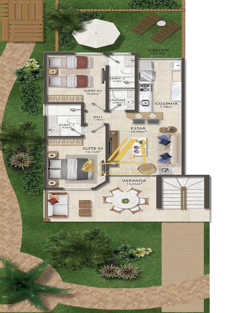 Conheça FOTO_4 do imóvel - Apartamento 2 quartos à venda Itacimirim (Monte Gordo), Camaçari - R$ 770.000 - AP37332 - 4 FOTO_4 - 4