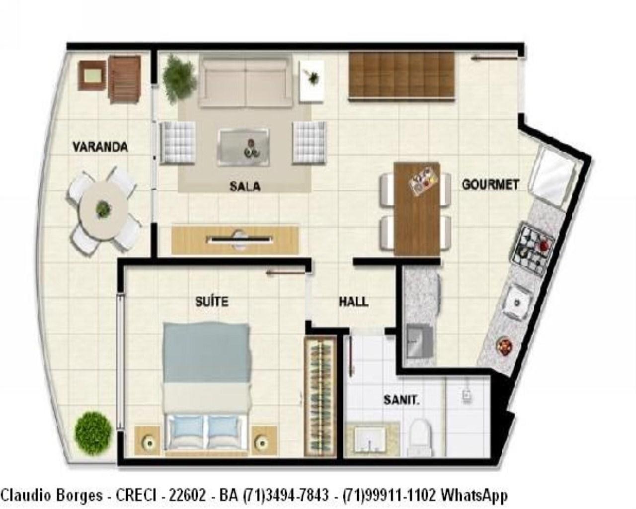 Conheça FOTO_6 do imóvel - Casa 1 quarto à venda Pituba, Salvador - R$ 338.894 - AP160057 - 6 FOTO_6 - 6