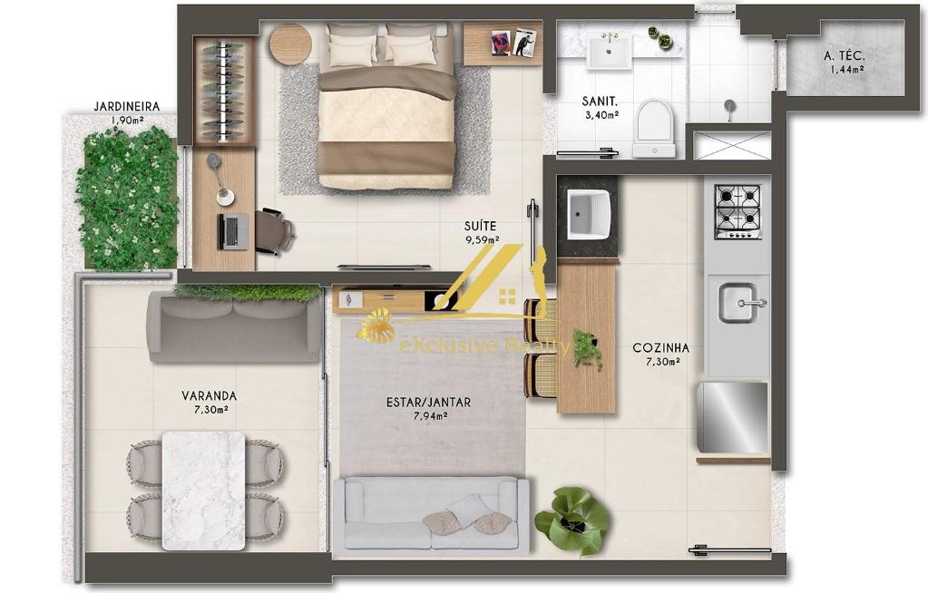 Conheça FOTO_33 do imóvel - Apartamento 1 quarto à venda Graça, Salvador - R$ 465.000 - AP37385 - 33 FOTO_33 - 33