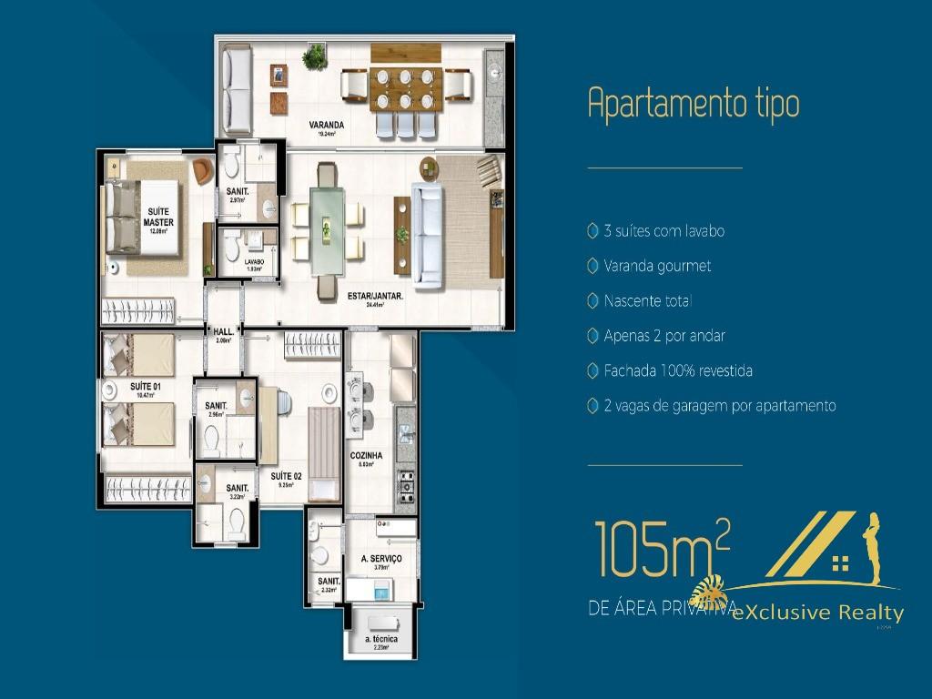 Conheça FOTO_10 do imóvel - Apartamento 3 quartos à venda Caminho das Árvores, Salvador - R$ 1.380.000 - AP37091 - 10 FOTO_10 - 10