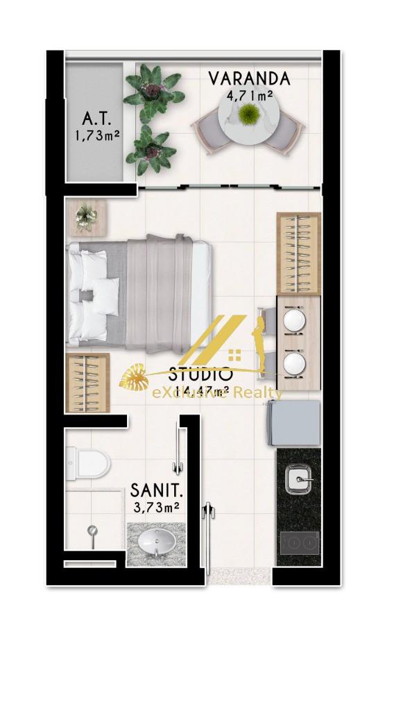 Conheça FOTO_15 do imóvel - Studio 1 quarto à venda Itapuã, Salvador - R$ 445.000 - ST00035 - 15 FOTO_15 - 15