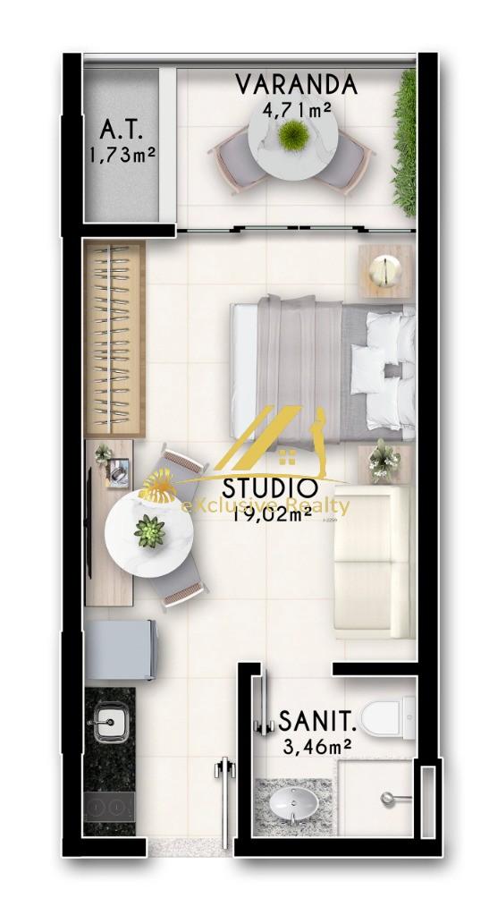 Conheça FOTO_16 do imóvel - Studio 1 quarto à venda Itapuã, Salvador - R$ 445.000 - ST00035 - 16 FOTO_16 - 16