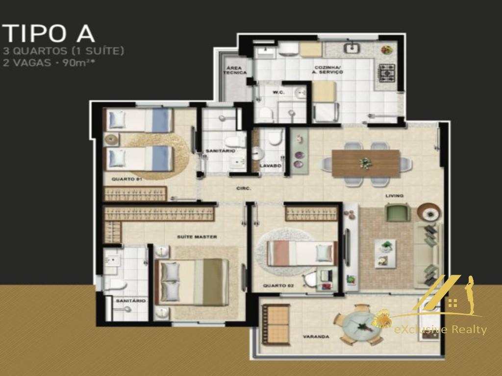 Conheça FOTO_19 do imóvel - Apartamento 2 quartos à venda Costa Azul, Salvador - R$ 790.000 - AP37108 - 19 FOTO_19 - 19