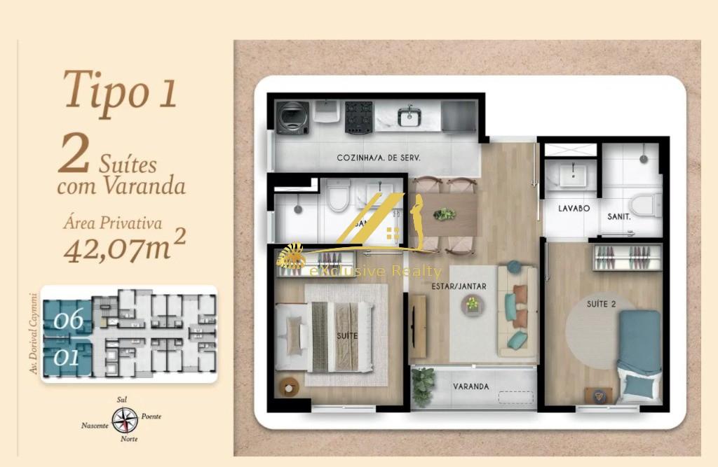 Conheça FOTO_12 do imóvel - Apartamento 2 quartos à venda Itapuã, Salvador - R$ 470.000 - AP37612 - 12 FOTO_12 - 12