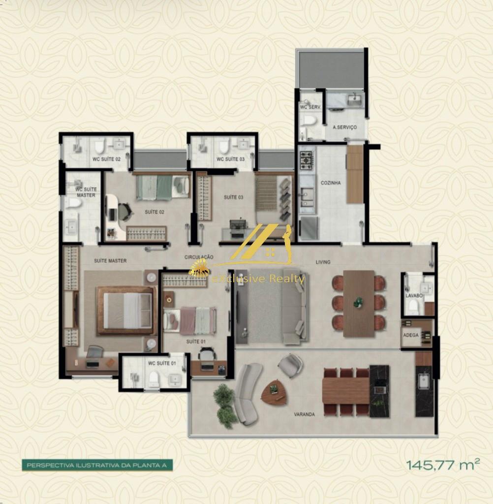 Conheça FOTO_11 do imóvel - Apartamento 4 quartos à venda Caminho das Árvores, Salvador - R$ 1.750.000 - AP37717 - 11 FOTO_11 - 11