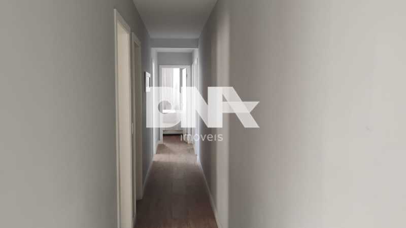 Conheça corredor do imóvel - Cobertura 4 quartos à venda Humaitá, Rio de Janeiro - R$ 2.700.000 - NBCO40250 - 12 corredor - 12