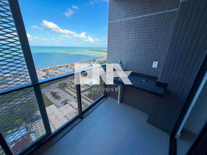 Conheça varanda sala do imóvel - Apartamento 2 quartos à venda Altiplano Cabo Branco, João Pessoa - R$ 1.250.000 - PBAP20215 - 1 varanda sala - 1