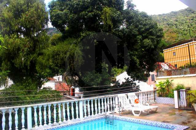 Conheça vista piscina do imóvel - Casa à venda Rua Itamonte, Cosme Velho, Rio de Janeiro - R$ 1.989.000 - NFCA40005 - 17 vista piscina - 17