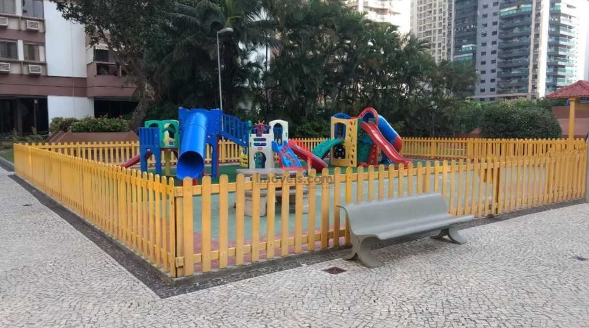 Conheça playground. do imóvel - Apartamento Duplex 4 Quartos Frente Mar no Condomínio Barramares Barra da Tijuca - PEAP40090 - 23 playground. - 23