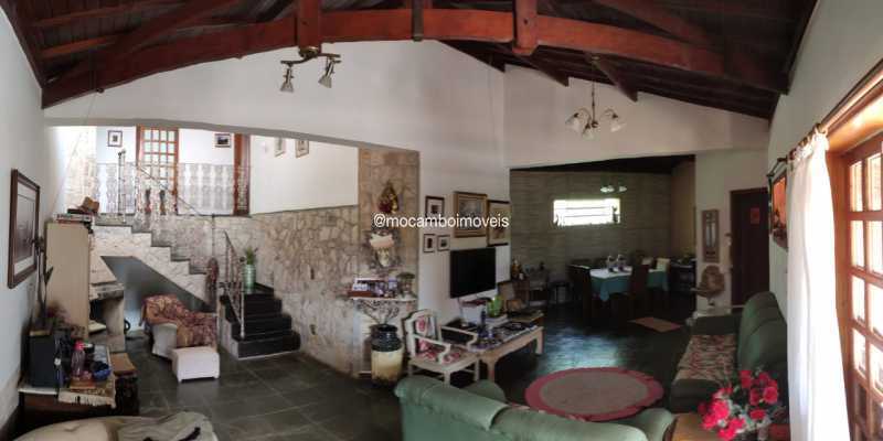 Conheça Sala com lareira do imóvel - Casa em Condomínio 4 quartos à venda Itatiba,SP Condomínio Sítio da Moenda - R$ 1.550.000 - FCCN40200 - 7 Sala com lareira - 7