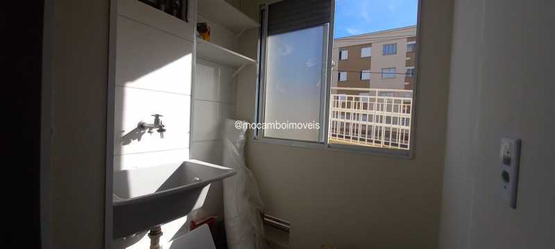 Conheça Lavanderia do imóvel - Apartamento 1 quarto à venda Itatiba,SP Loteamento Santo Antônio - R$ 218.000 - FCAP10124 - 14 Lavanderia - 14
