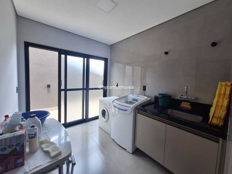 Conheça Lavanderia do imóvel - Casa em Condomínio 3 quartos à venda Itatiba,SP Condomínio Reserva Santa Rosa - R$ 2.660.000 - FCCN30753 - 13 Lavanderia - 13