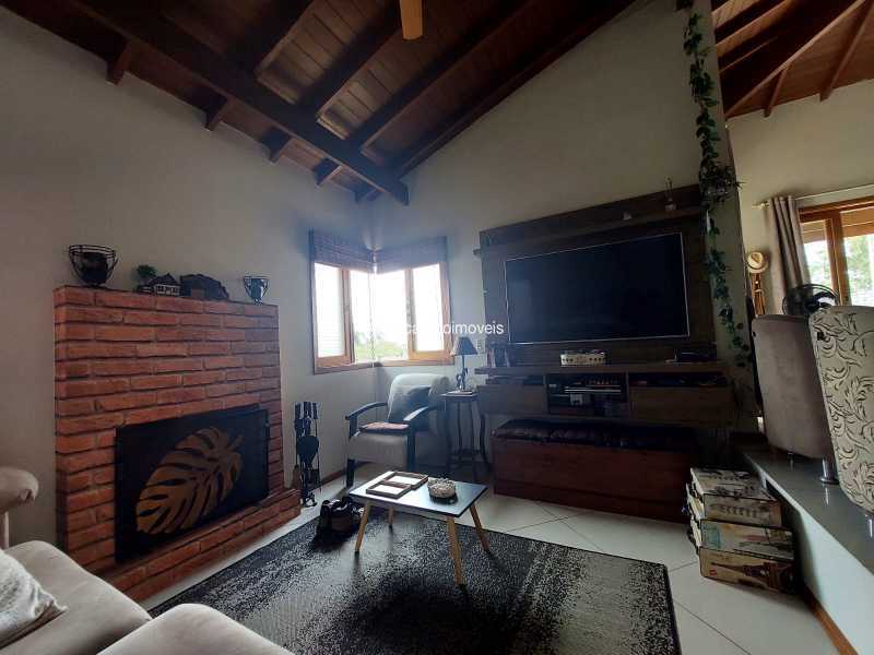 Conheça Sala Lareira do imóvel - Casa em Condomínio 3 quartos à venda Itatiba,SP Loteamento Itatiba Country Club - R$ 1.100.000 - FCCN30781 - 4 Sala Lareira - 4