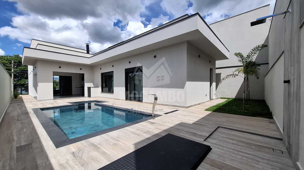 Conheça Quintal com piscina aquecida do imóvel - Casa em Condomínio 3 quartos à venda Itatiba,SP Bairro do Engenho - R$ 1.600.000 - FCCN30899 - 1 Quintal com piscina aquecida - 1