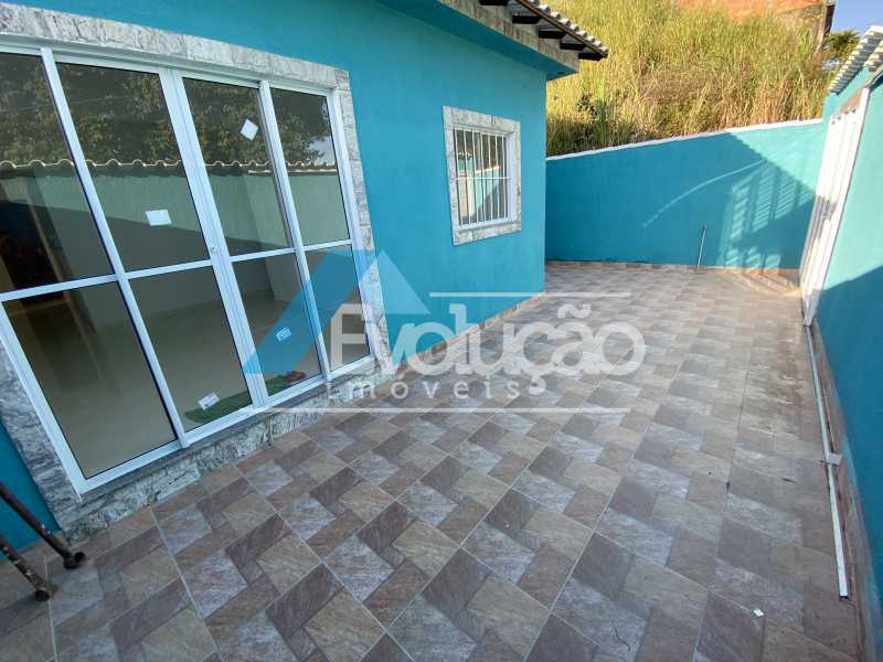 Conheça FRENTE QUINTAL do imóvel - Casa à venda Rua Farol de São Tomé,Rio de Janeiro,RJ Debora Campo Grande - R$ 285.000 - V0299 - 23 FRENTE QUINTAL - 23