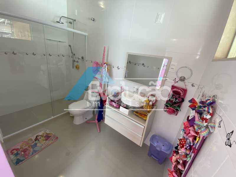 Conheça BANHEIRO DA SUÍTE do imóvel - Casa em Condomínio 3 quartos à venda Rio de Janeiro,RJ Rio da Prata Campo Grande - R$ 850.000 - V0343 - 12 BANHEIRO DA SUÍTE - 12