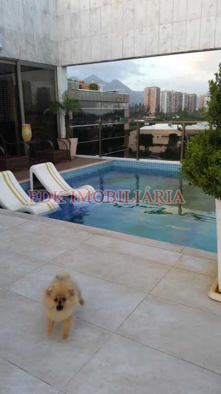 EDK - VENDE EXCELENTE COBERTURA DUPLEX 4 QTOS 3(SUÍTES) - COND. PARK PALACE - BARRA DA TIJUCA