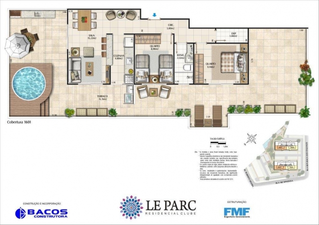 Conheça Cob 1601 do imóvel - Apartamento à venda Maricá,RJ FLAMENGO,Flamengo - R$ 9.999.999 - CEAP00003 - 7 Cob 1601 - 7